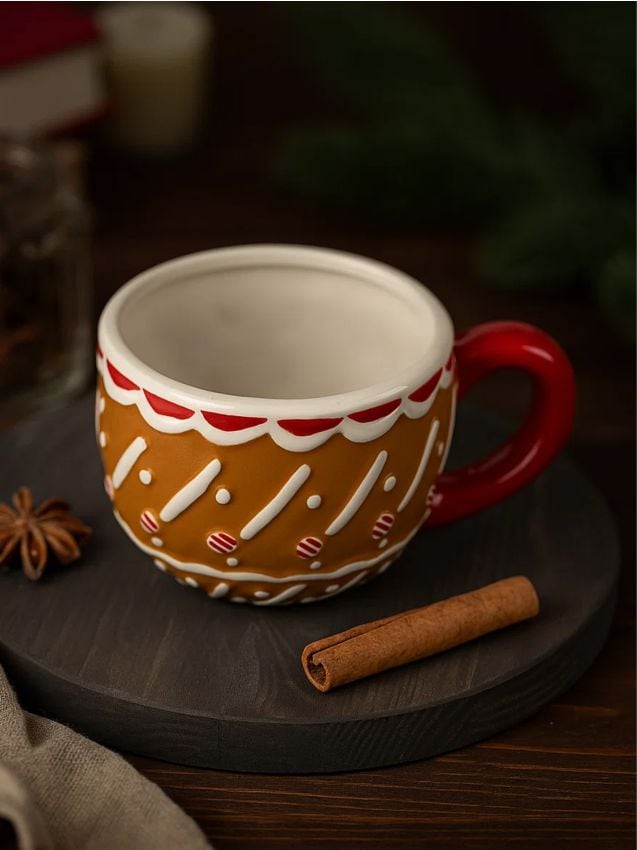 Sinsay - Hrnček so sviatočným motívom - béžová