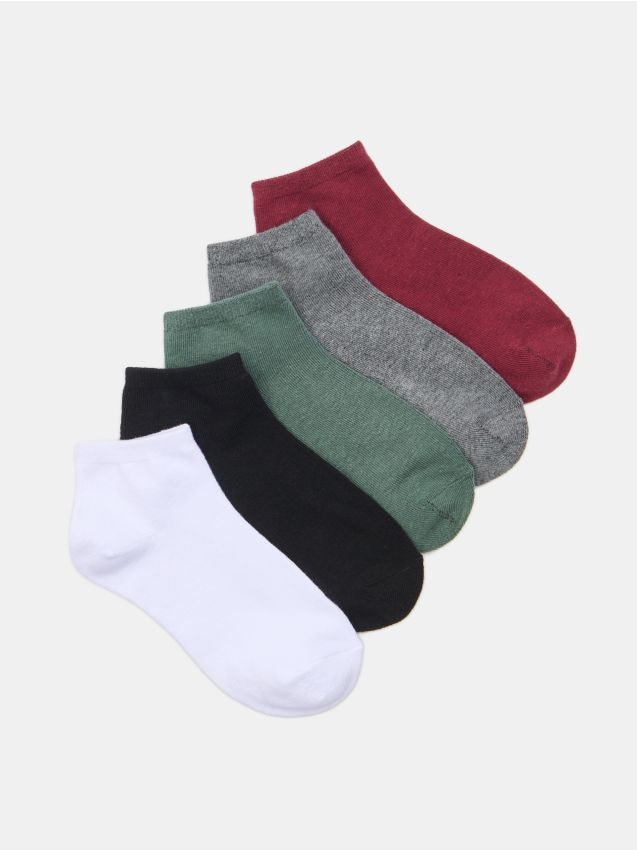 Sinsay - Set 5 perechi șosete cu bumbac - multicolor