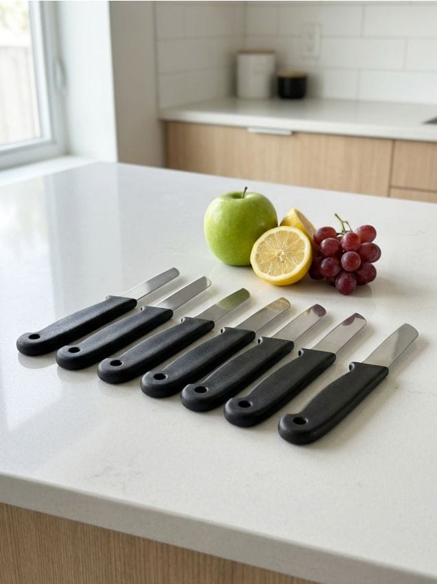 Sinsay - Set de cuțite de bucătărie 7 pack - negru