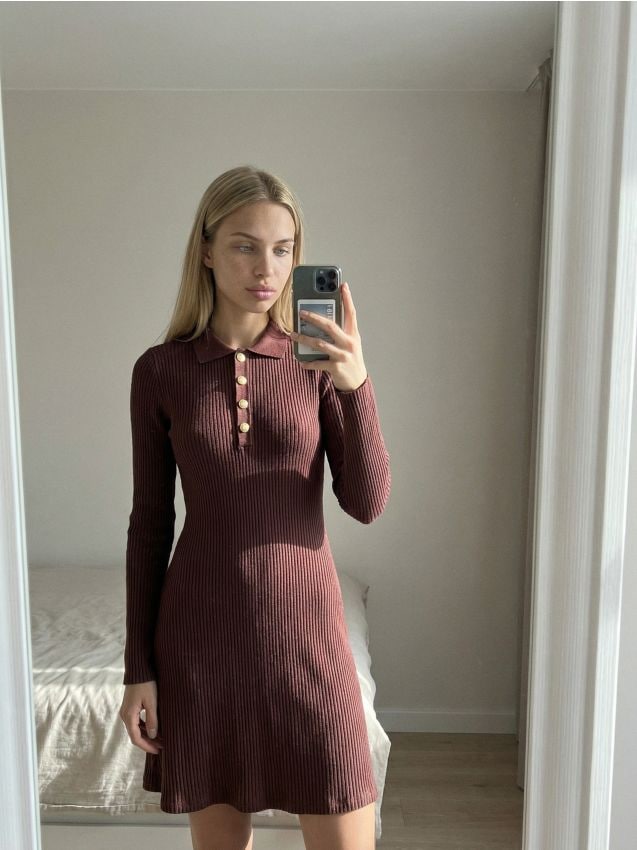 Sinsay - Mini garuma kleita ar
