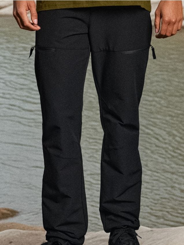 Sinsay - Spodnie ocieplane - czarny