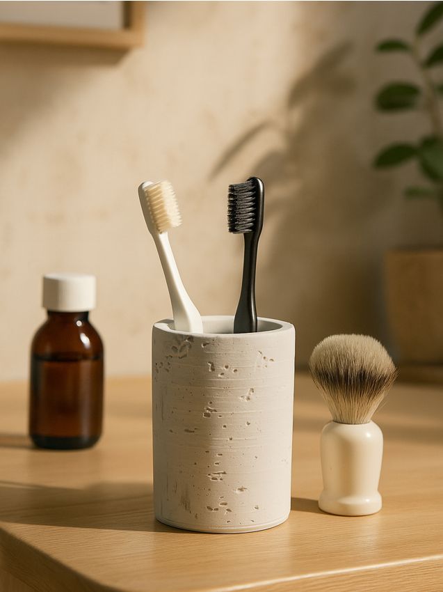 Sinsay - Držiak na zubnú kefku - biela