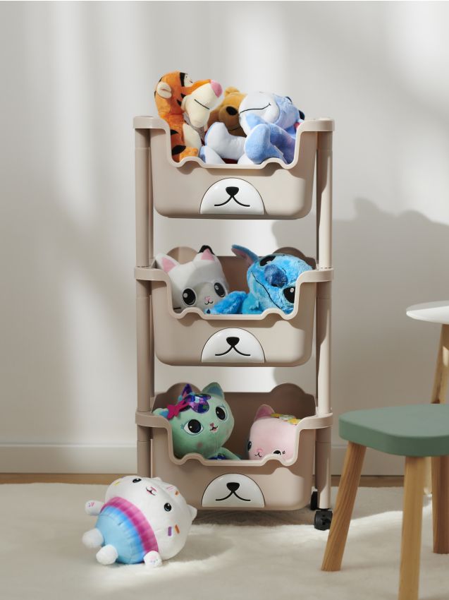 Sinsay - Detská polica na kolieskach - béžová