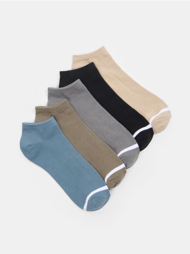 Sinsay - Set de 5 perechi de șosete cu conținut ridicat de bumbac - multicolor