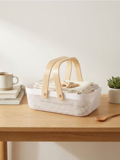 Košara za shranjevanje z ročaji
