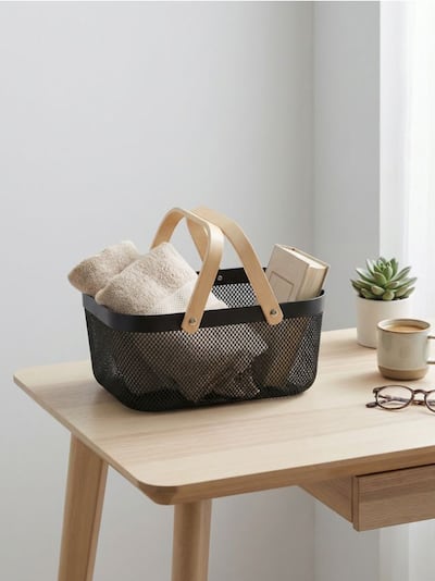 Καλάθι αποθήκευσης με λαβές