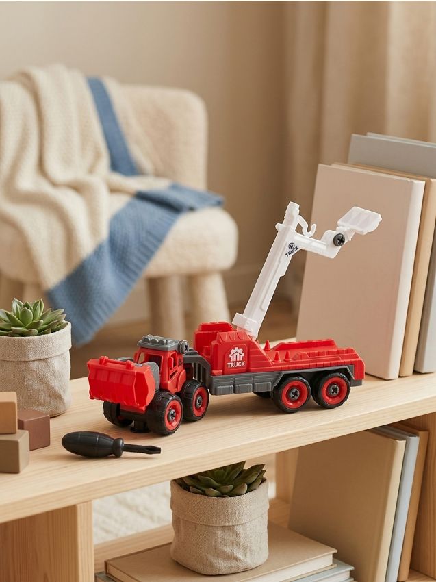 Sinsay - Vehicule de construcții pentru asamblare - roșu