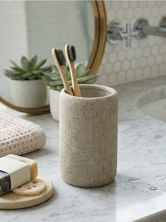 Sinsay - Pahar pentru periuțe de dinți - nude