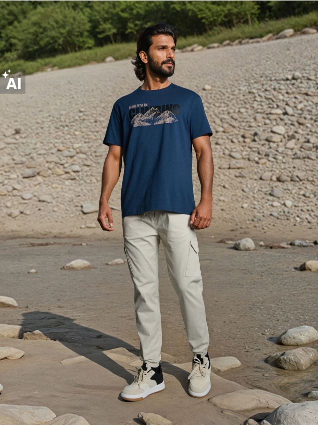 Sinsay - Pantaloni jogger cargo - bej