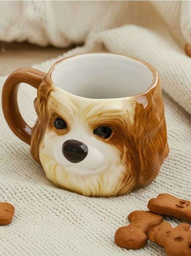 Sinsay - Cană în formă de câine - bej