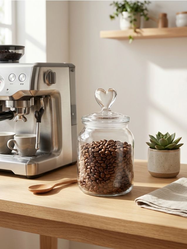 Sinsay - Borcan pentru alimente cu capac - clear