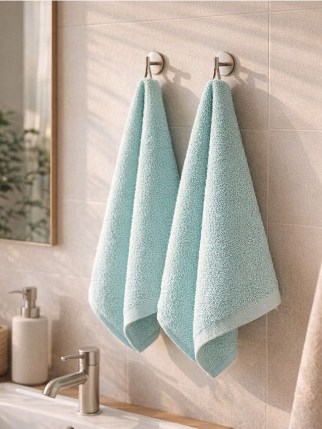 Sinsay - Set de prosoape 2 pack - turcoaz