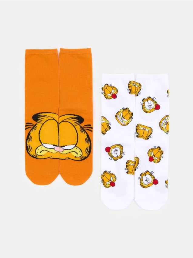 Sinsay - Zestaw skarpetek Garfield 2 pack - wielobarwny