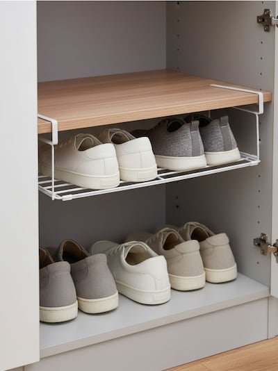 Κρεμαστό μεταλλικό ράφι με ρυθμιζόμενο μήκος