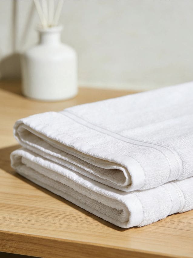 Sinsay - Prosop din bumbac - alb