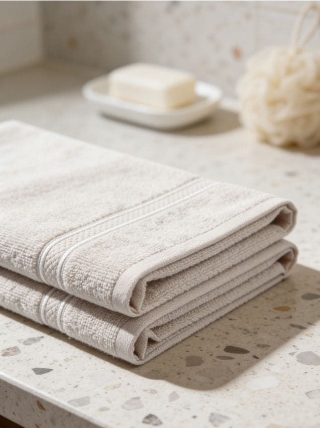 Sinsay - Prosop din bumbac - gri deschis