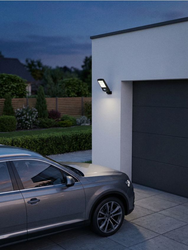 Sinsay - Lampă solară LED de perete cu senzor de mișcare - negru