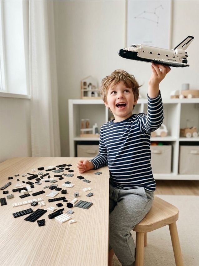 Sinsay - Set de blocuri de construcție navetă spațială - alb