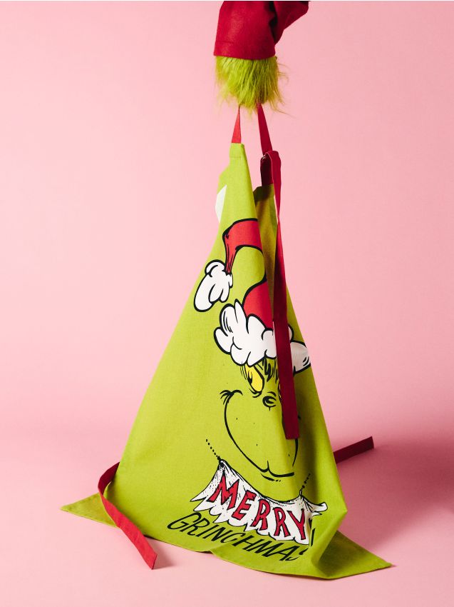 Sinsay - Șorț de bucătărie de Crăciun Grinch - multicolor
