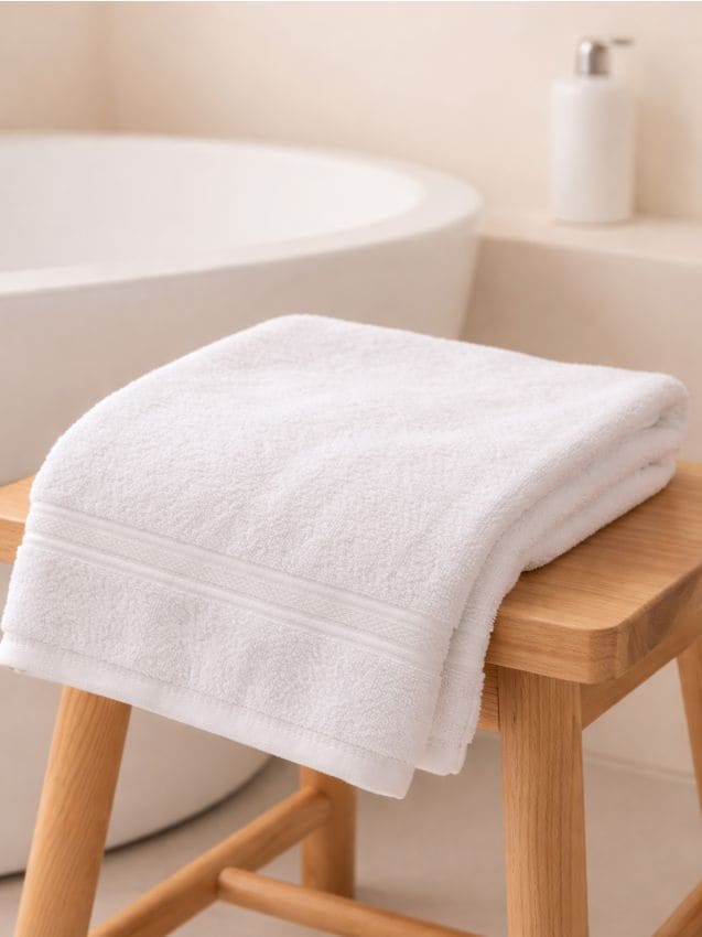 Sinsay - Prosop din bumbac - alb