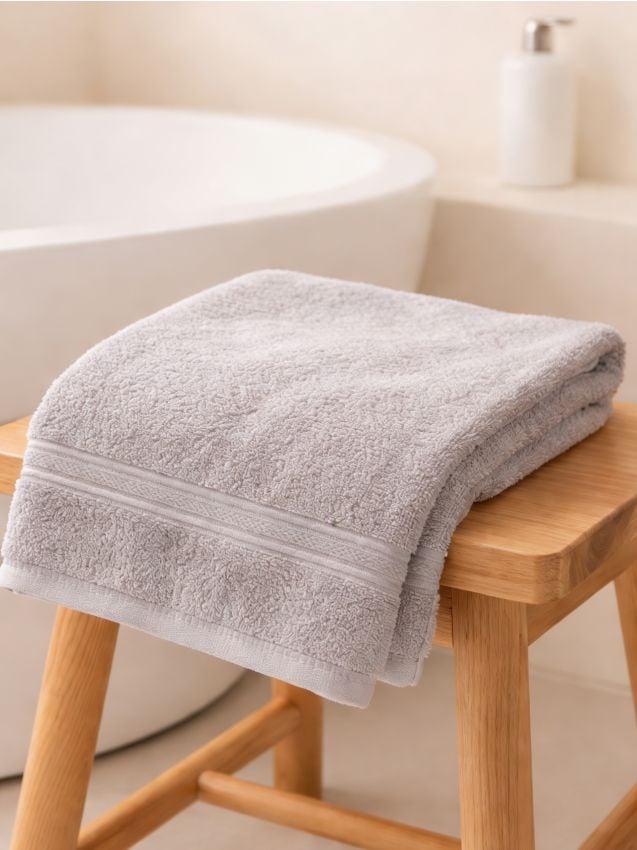 Sinsay - Prosop din bumbac - gri deschis