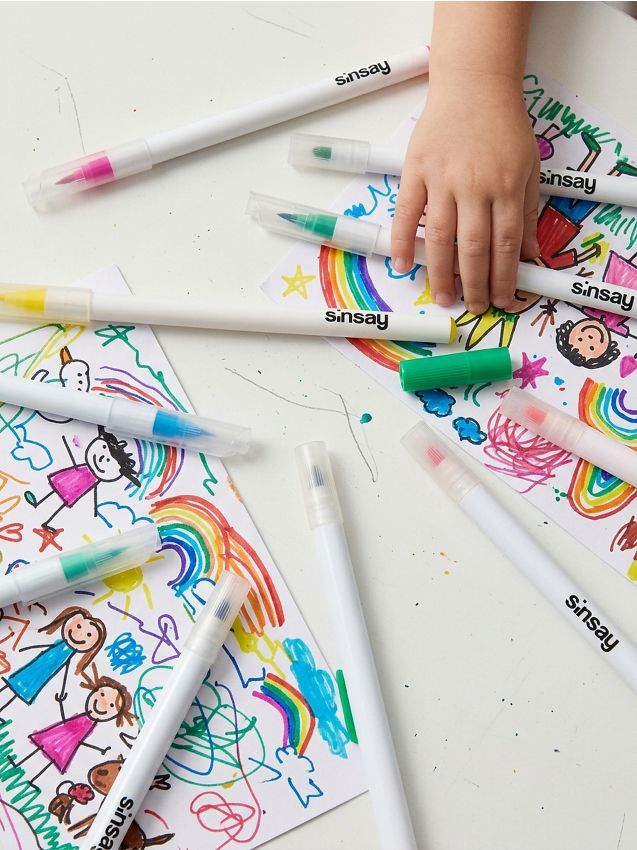 Sinsay - Set de 10 markere - multicolor