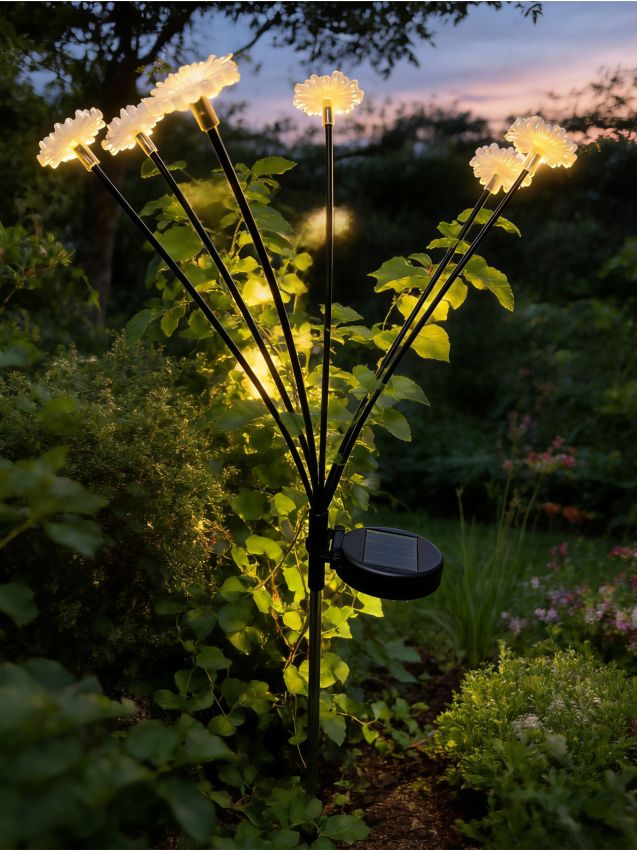 Sinsay - Lampă solară LED în formă de floare - alb