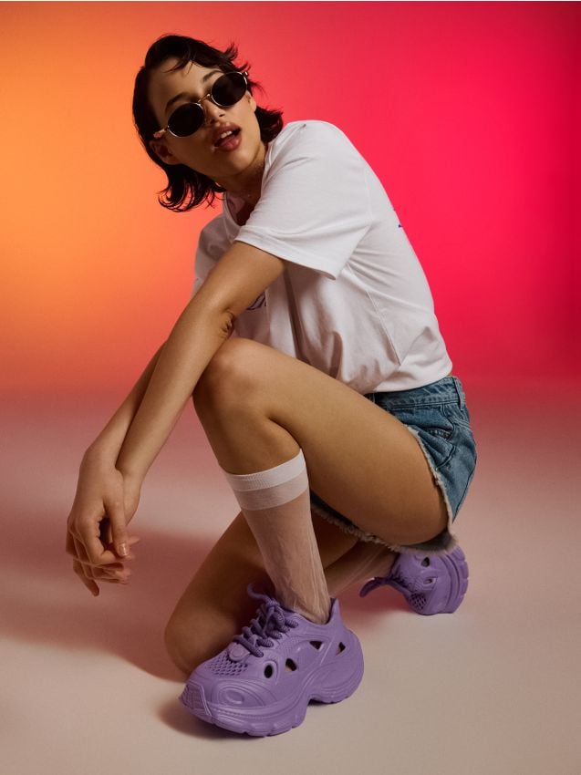 Sinsay - Sneakers din spumă - violet