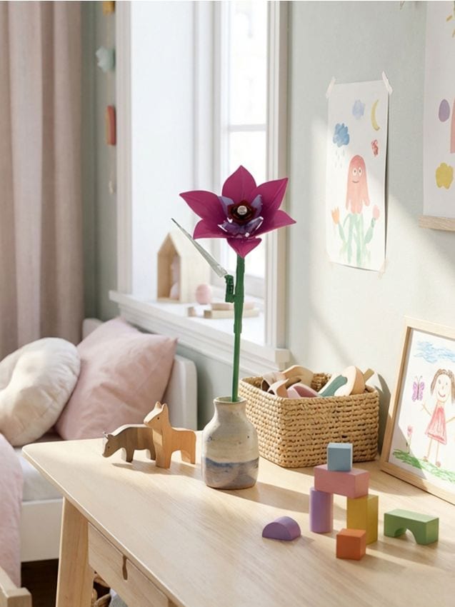 Sinsay - Set de construcție – floare de liliac - roz-aprins