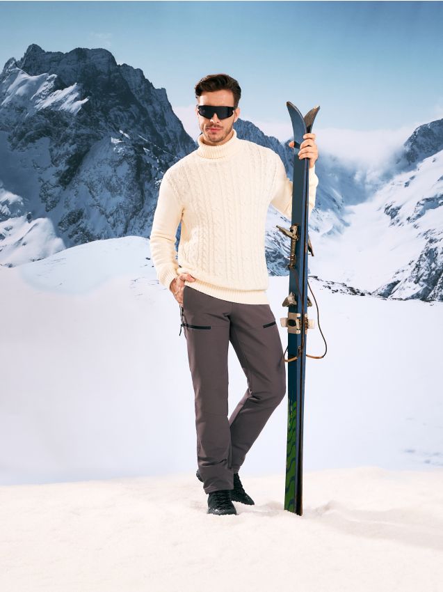 Sinsay - Nohavice s podšívkou - tmavosivá