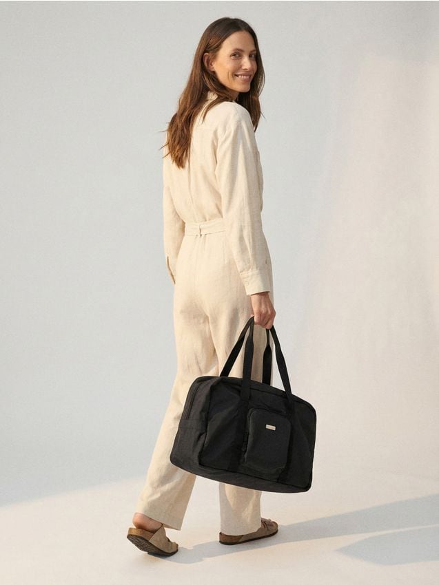 Sinsay - Geantă de călătorie pliabilă - negru