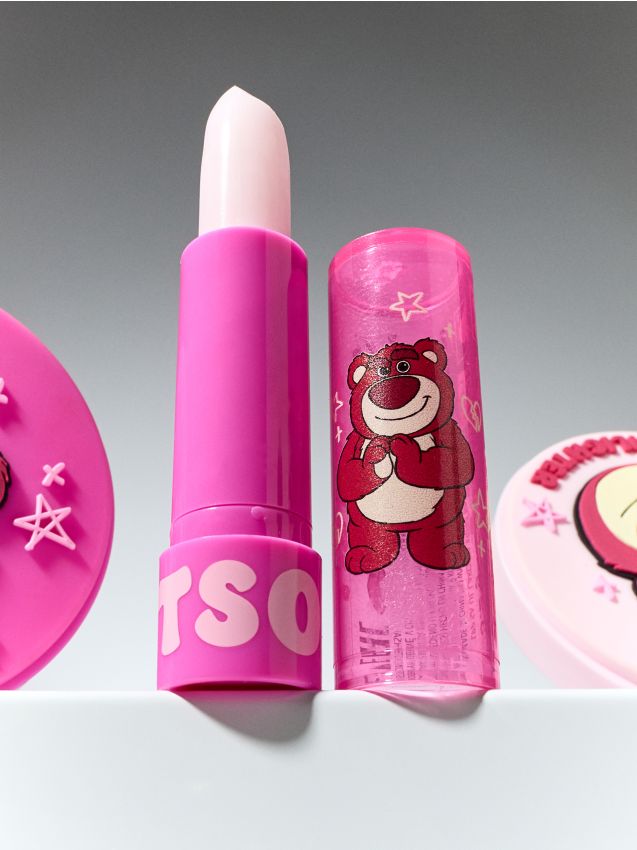 Sinsay - Balsam de Buze cu Parfum de Căpșuni Toy story - roz-fuchsia