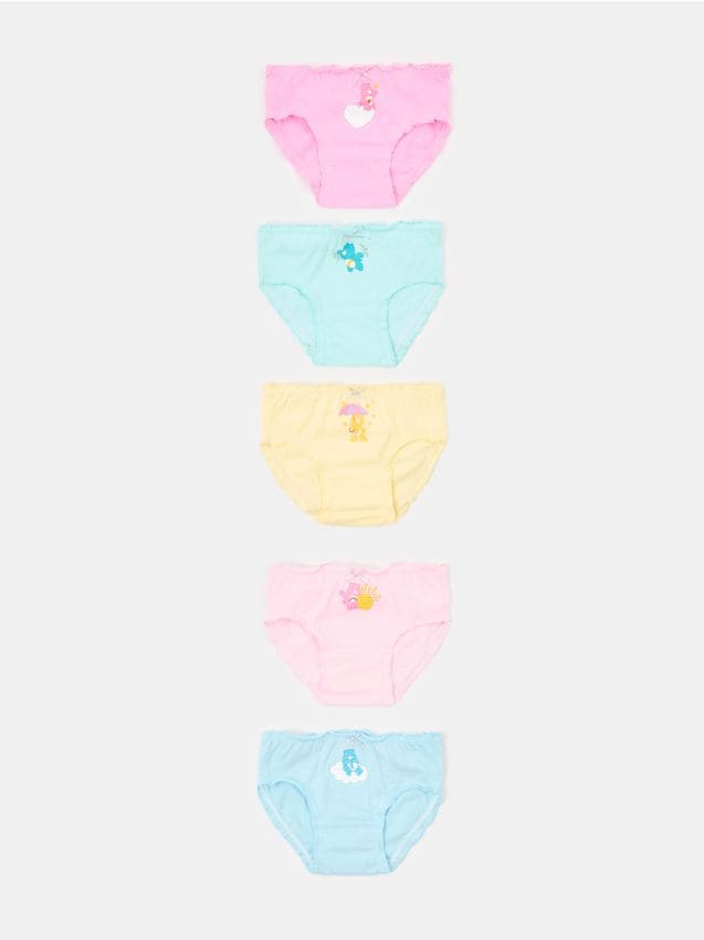 Sinsay - Chiloți din bumbac set 5 Care Bears - multicolor