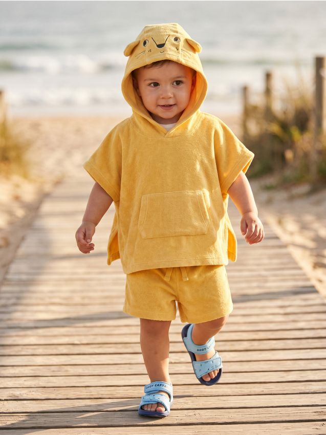 Sinsay - Compleu din jerseu - galben-deschis