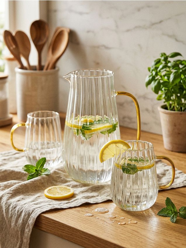 Sinsay - Căni cu striații – set de 2 - alb