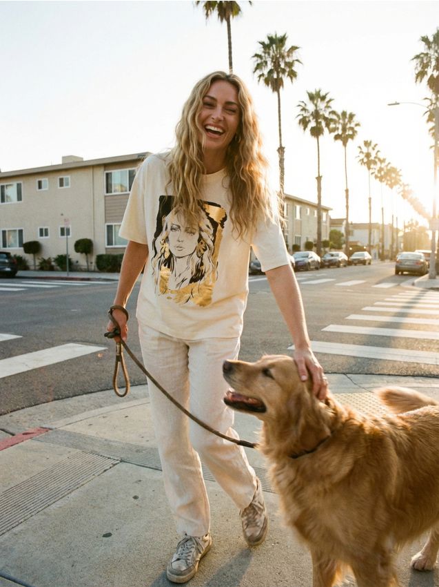 Sinsay - Tricou din bumbac cu imprimeu - galben-deschis