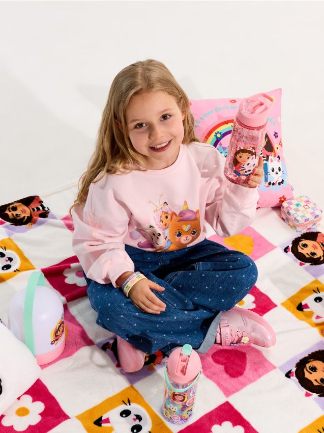 Sinsay - Pătură pentru copii Gabbys Dollhouse - alb