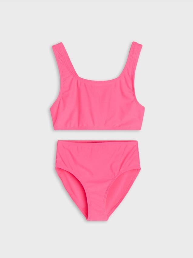 Sinsay - Costum de baie două piese basic - roz