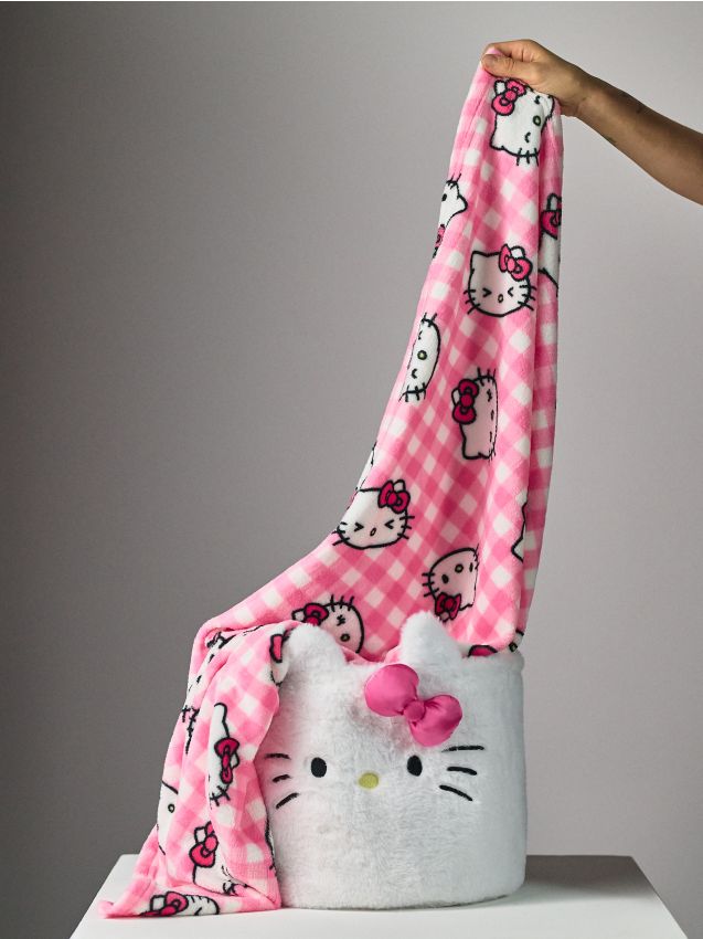 Sinsay - Pătură pentru copii Hello Kitty - roz
