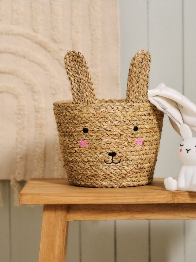 Sinsay - Coș de depozitare împletit - bej