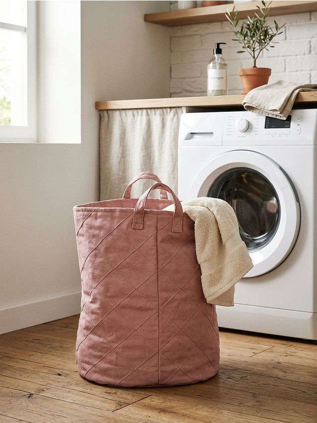 Sinsay - Coș pentru rufe - roz-pastel