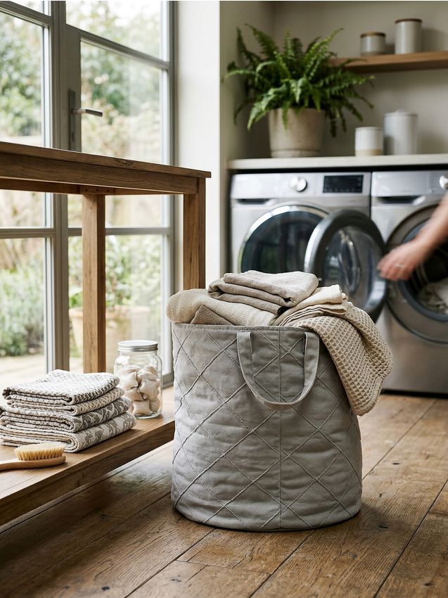 Sinsay - Coș pentru rufe - argintiu