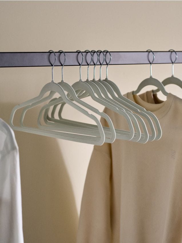 Sinsay - Súprava 20 vešiakov - bledozelená