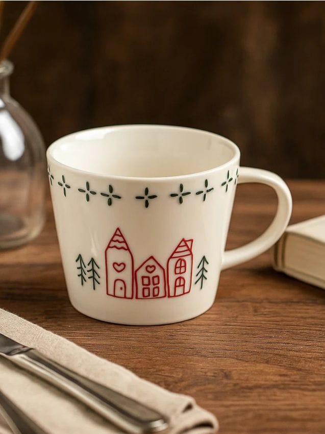 Sinsay - Hrnček so sviatočným motívom - biela