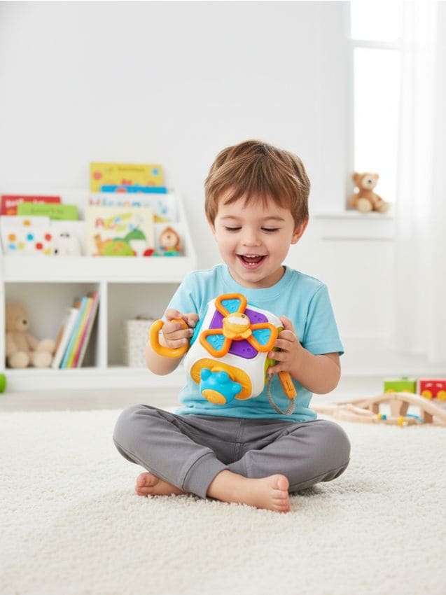 Sinsay - Jucărie senzorială – cub educativ - multicolor