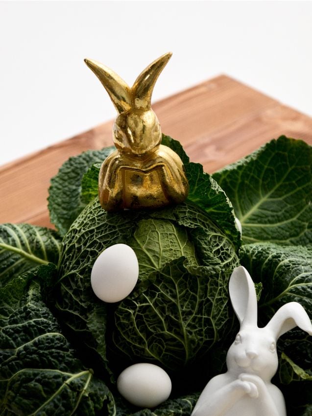 Sinsay - Decorațiune de Paște în picioare în formă de iepuraș - auriu