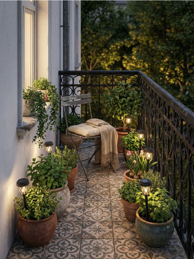 Sinsay - Lampă solară LED de grădină pentru înfipt în pământ - negru