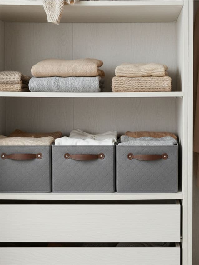 Sinsay - Cutie de depozitare pliabilă - gri deschis