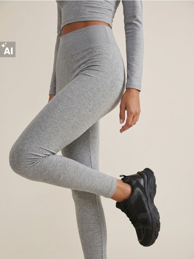 Sinsay - Push-up Everyday Active helanke s dodatkom viskoze
