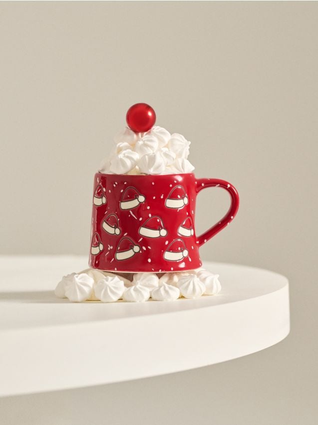 Sinsay - Hrnček so sviatočným motívom - červená